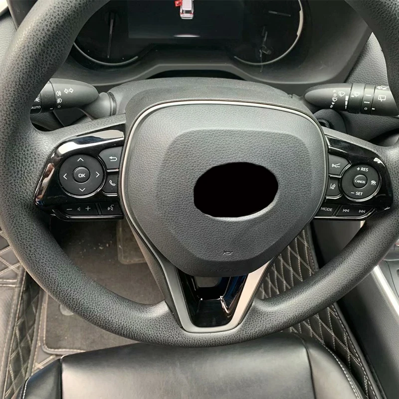Toyota RAV4 Corolla 2019 2020 Vairas Mygtuką Pleistras Dekoratyvinis Rėmelis Mygtuką Blizgančiais
