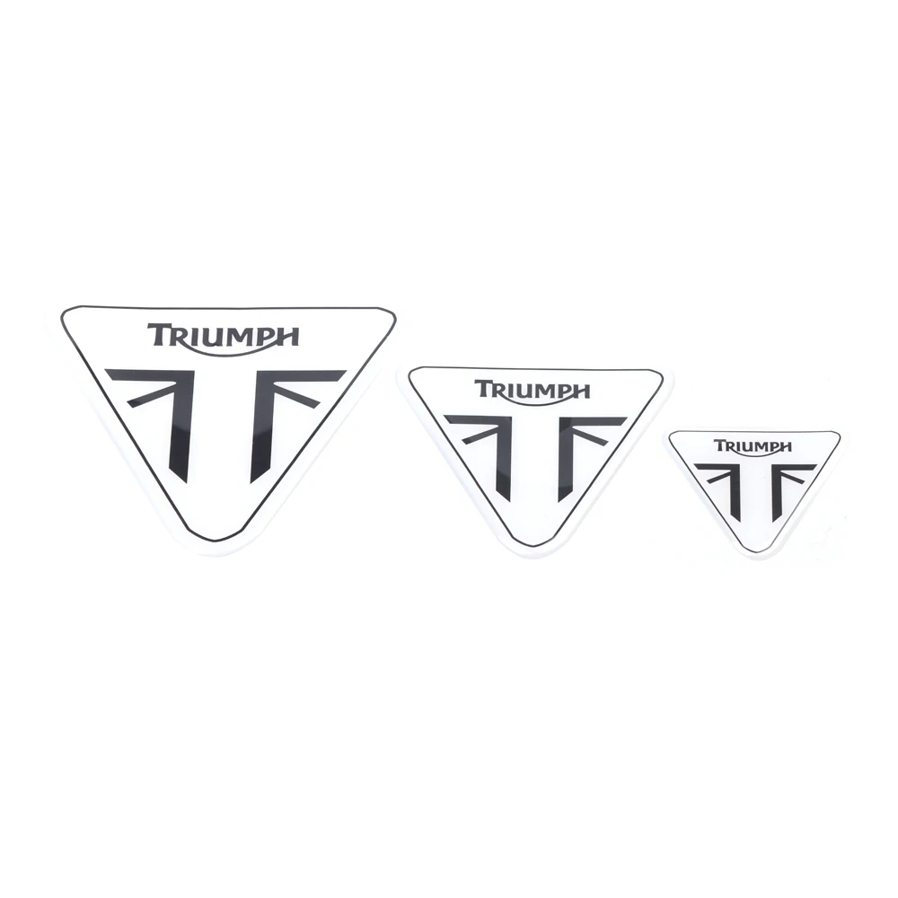 Už Triumph Rocket 3 R 3 GT Speed Twin Motociklo Bakas trinkelėmis 3D Logo Lipduką kėbulą Decal Šoninis Raštas Lauktuvės Emblema