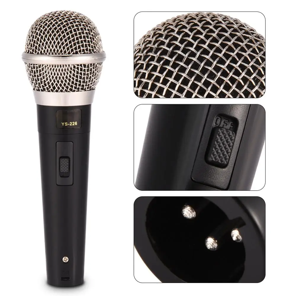 Karaoke Mikrofonas Nešiojamą Profesinės Laidinio Dinaminis Mikrofonas, Clear Voice Mic už Karaoke Dalis Vokalinės Muzikos Spektaklis karšto