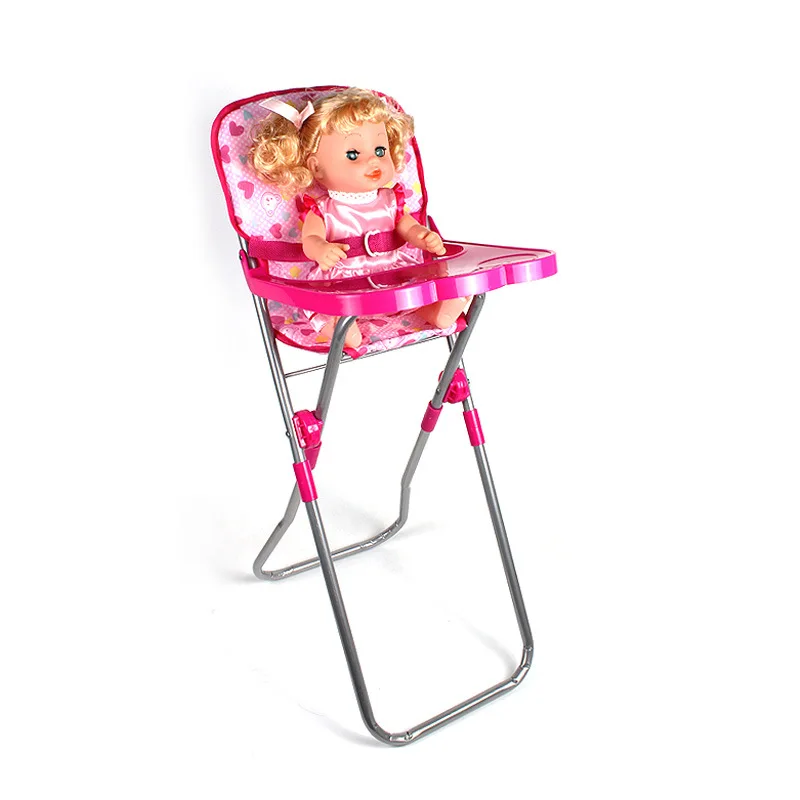 Mados Vaikai Žaidžia Namuose, Žaislų, Modeliavimo Kūdikio Vežimėlis Valgomojo Kėdė Supamoji Kėdė, Sūpynės Lova Žaislas, Lėlė Priedai Mergina Žaislą Dovanų