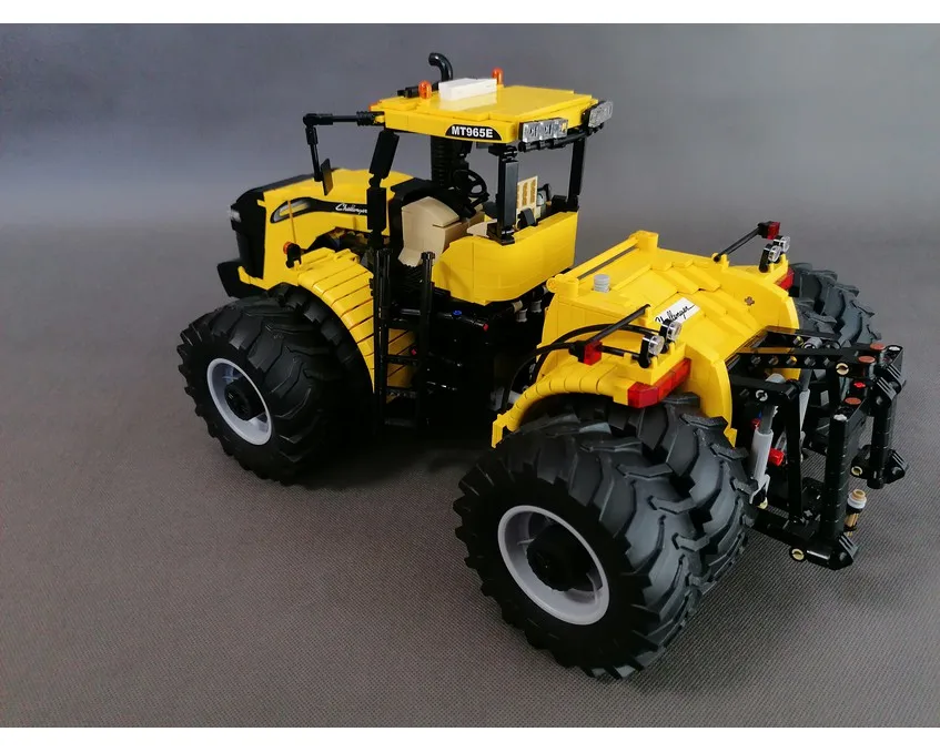 LepinIs technologijų kūrimo bloką ss-30383 challenger mt965e 8 nuotolinio valdymo traktoriaus inžinerijos transporto priemonių surinkimas žaislas berniukui dovana