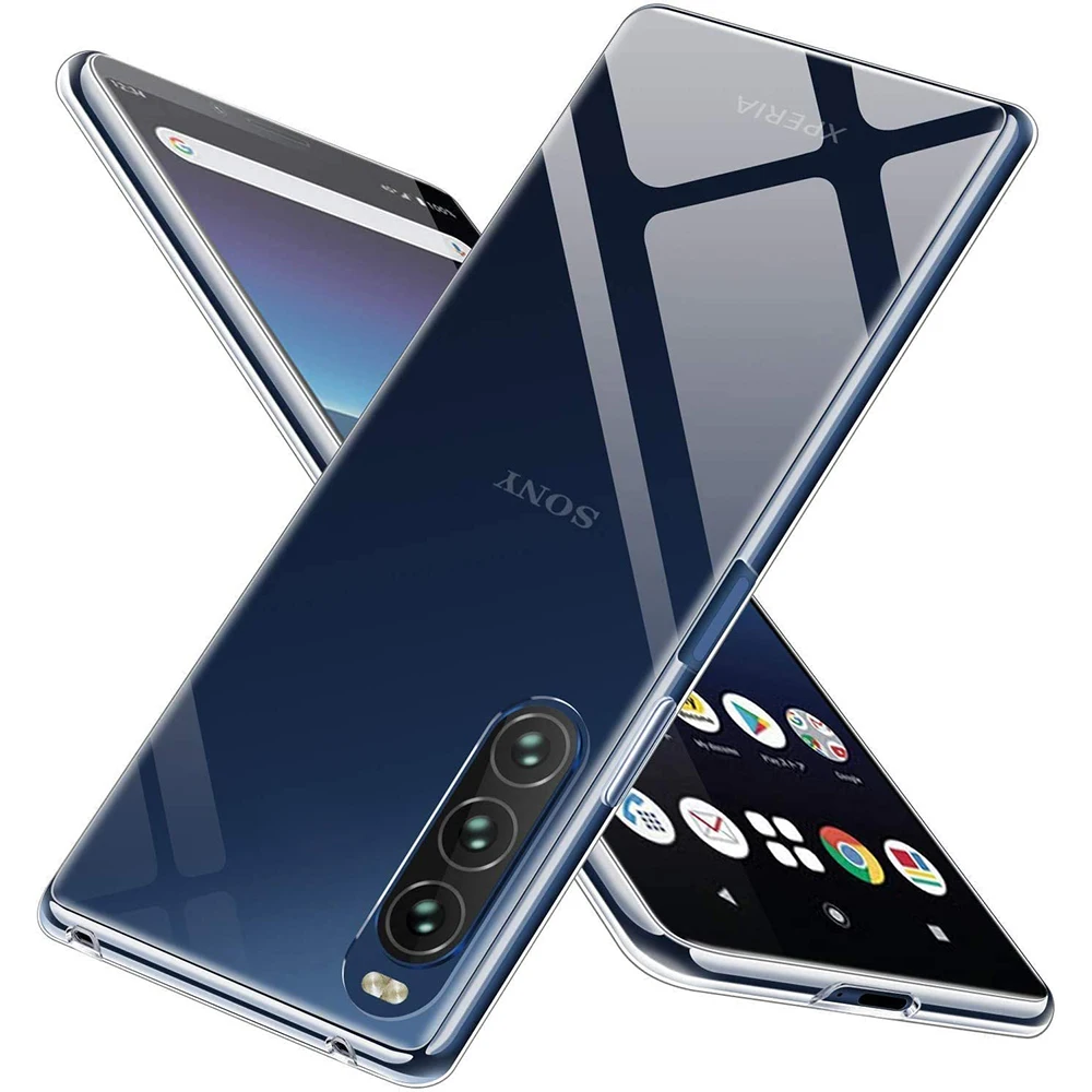Ultra Plonas Aišku, Minkštos TPU Case Cover Sony Xperia 5 1 ii 10 iii 20201 Couqe Funda