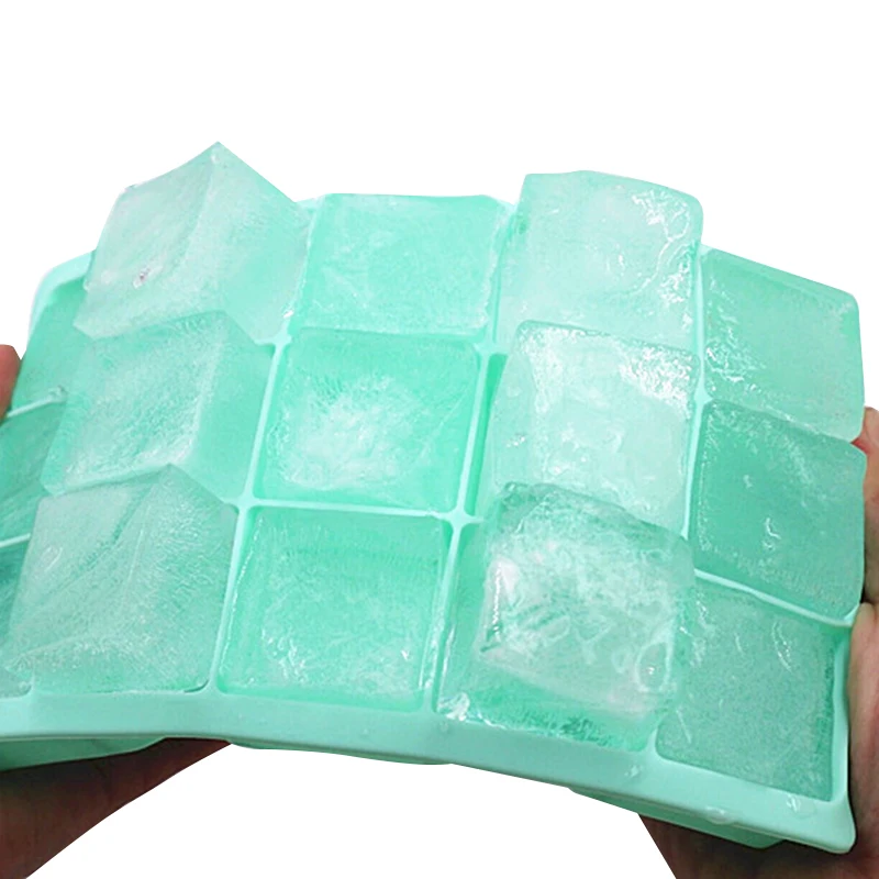 15 tinklų maisto kokybės silikono ice cube plokštelę 