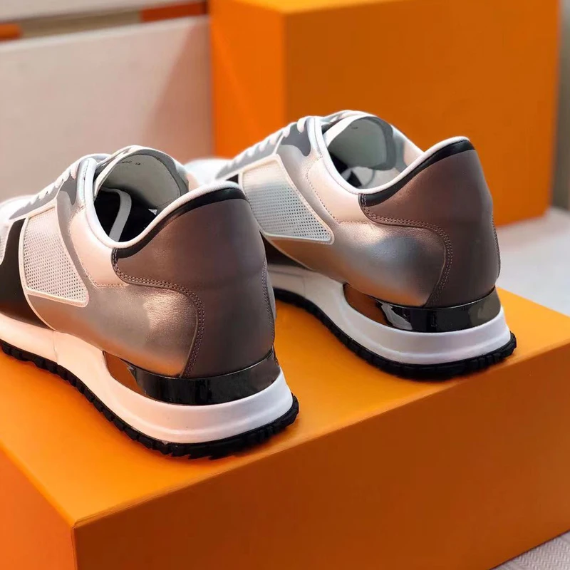 Dizaineris pabėgti Sneaker 2021 Prabanga Veršiuko Oda Tricolor Vyrų Vasaros Šviežio Oro Akies Žemas Viršų Sportbačiai