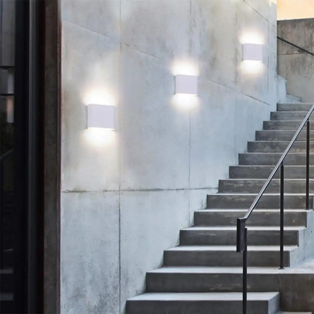 Lauko LED Veranda, Sienos, Šviesos, IP65 Vandeniui Sconce Sodo Kraštovaizdžio Balkono Durų Apšvietimas Rūdžių atsparia Aliuminio