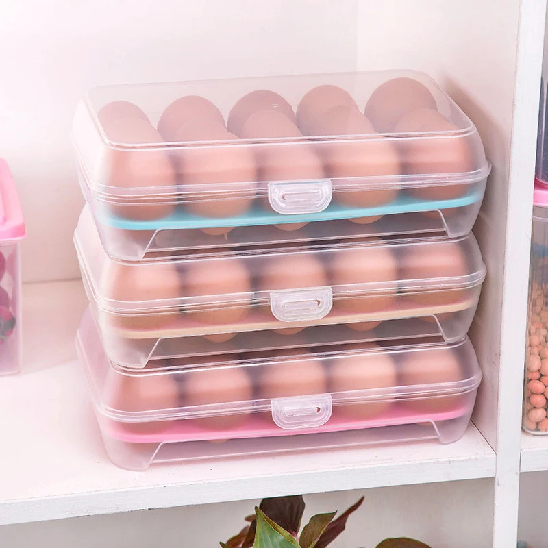 15 Tinklų Kiaušiniai Plastikinių Kiaušinių Laikymo Dėžutė Kiaušinių Dėklas Atveju Konteineriai Virtuvės Šaldytuvas Balionėlis Sandariai Šviežių Išsaugojimo Turėtojas