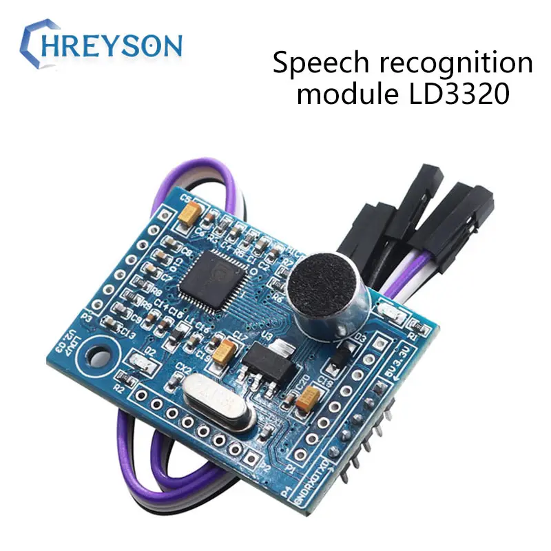 Kalbos atpažinimo modulis LD3320 integruota single-chip 16 IO uostų nespecifinio balso atpažinimo Techninės paramos LDV7