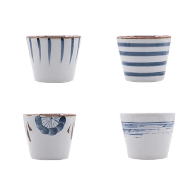 Naujų Kūrybinių Keramikos Teacup Nustatyti Japonijos Puodeliai Pusryčiai Pieno Taurės Retro Keramikos Kavos Puodelio Drinkware Kung Fu Puodelio Likerio Teacup