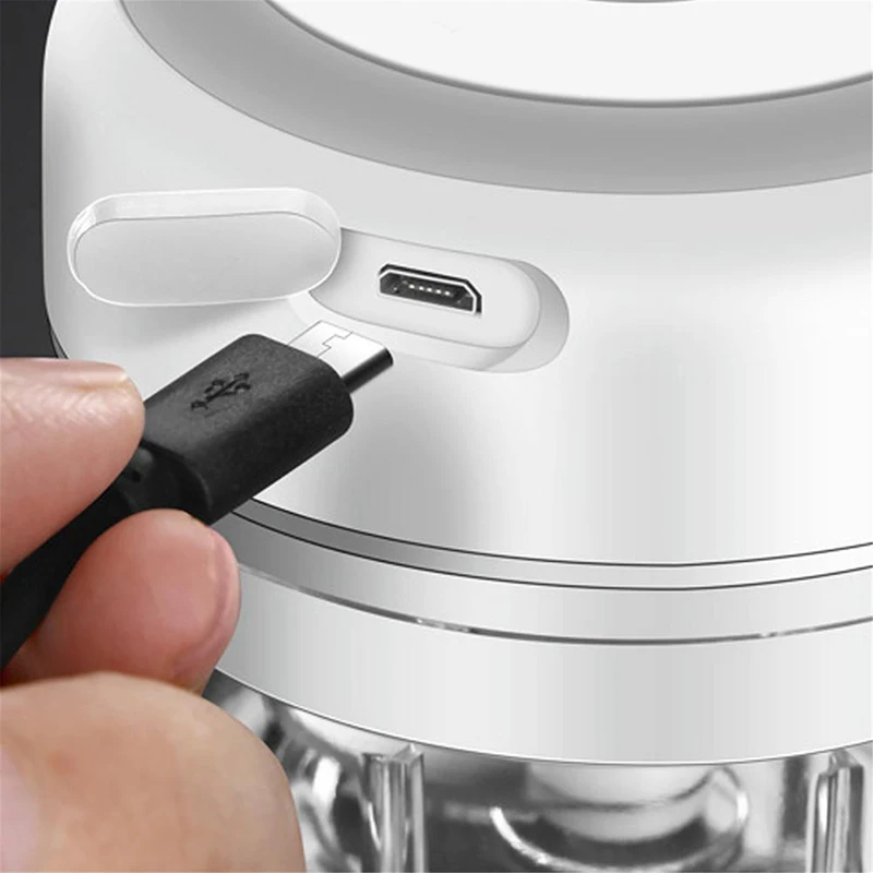 Naujas Mini USB Elektros Česnakai Švīts Belaidžio Česnakai Šlifuoklis Paspauskite Mėsmalę, Daržovių Čili mėsmalė, Maisto Smulkintuvą Virtuvės Įrankiai
