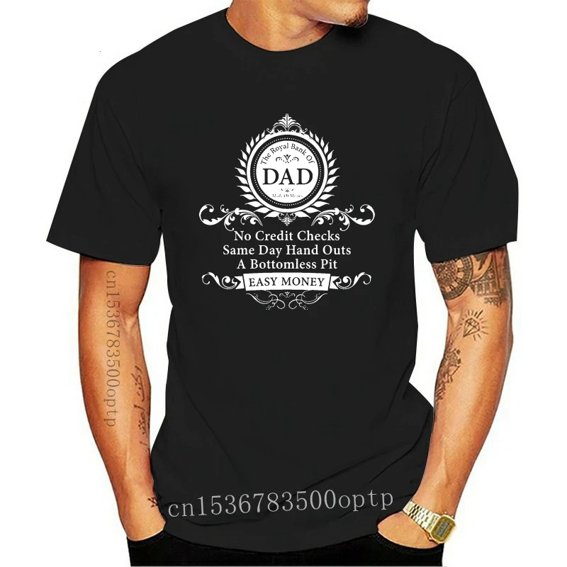 Vyrų marškinėliai Bang Tvarkinga Apranga Royal Bank Of Tėtis Marškinėliai juokinga t-shirt suvenyrinius marškinėlius moterims
