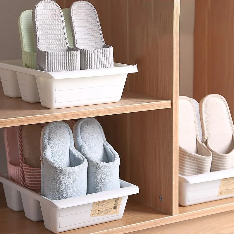 Paprasta šiuolaikinės Šiaurės šalių stilius vertikalus ekonomikos šlepetės stovo ploto namų batų saugojimo Dėžutė Plastiko Organizatorius Dulkėms Batų Turėtojas