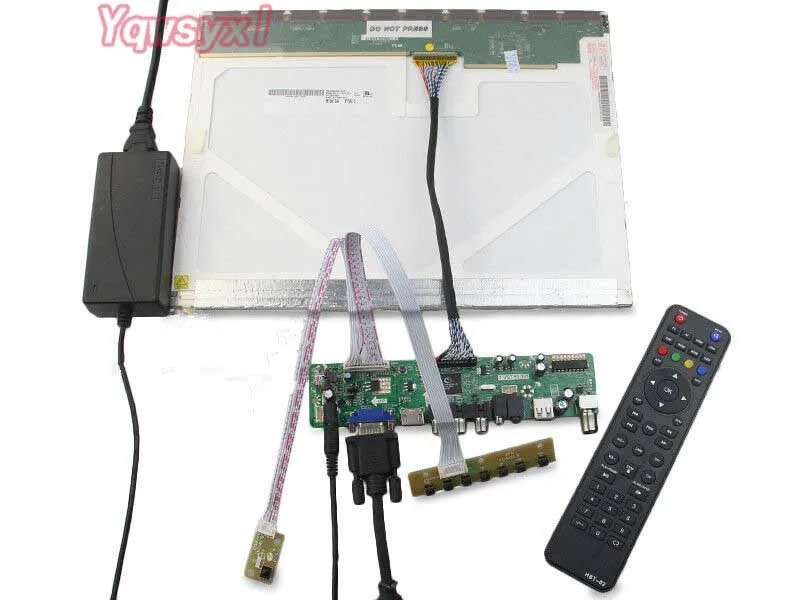 Yqwsyxl Su garsiakalbiu Rinkinys LP156WH1-TLA3 TV+HDMI+VGA+AV+USB LCD LED ekrano Valdiklio Tvarkyklę Valdyba