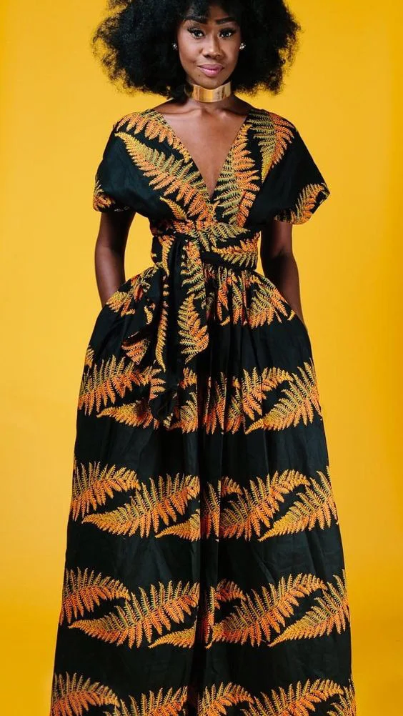 Įvairių Afrikos Suknelė Plius Dydis Moterų 