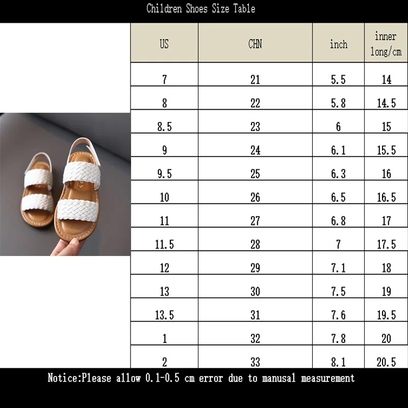 Mergaičių sandalai nauja vaikų batai vasaros vaikų austi sandalai minkštas vienintelis kūdikių bateliai