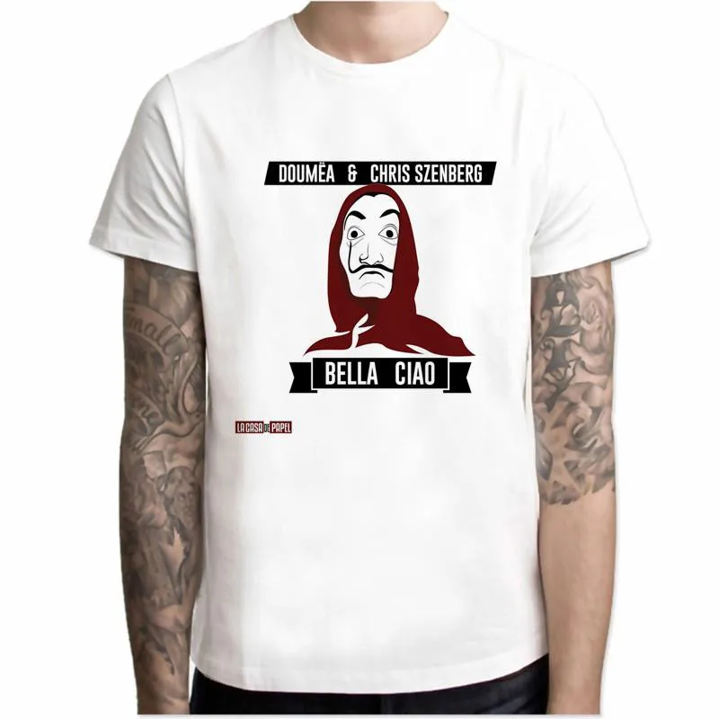 La Casa De Papel vyriški trumpomis Rankovėmis T-shirt Casa de Papel Juokinga Dizaino T-shirt, madinga vyriški drabužiai 2021