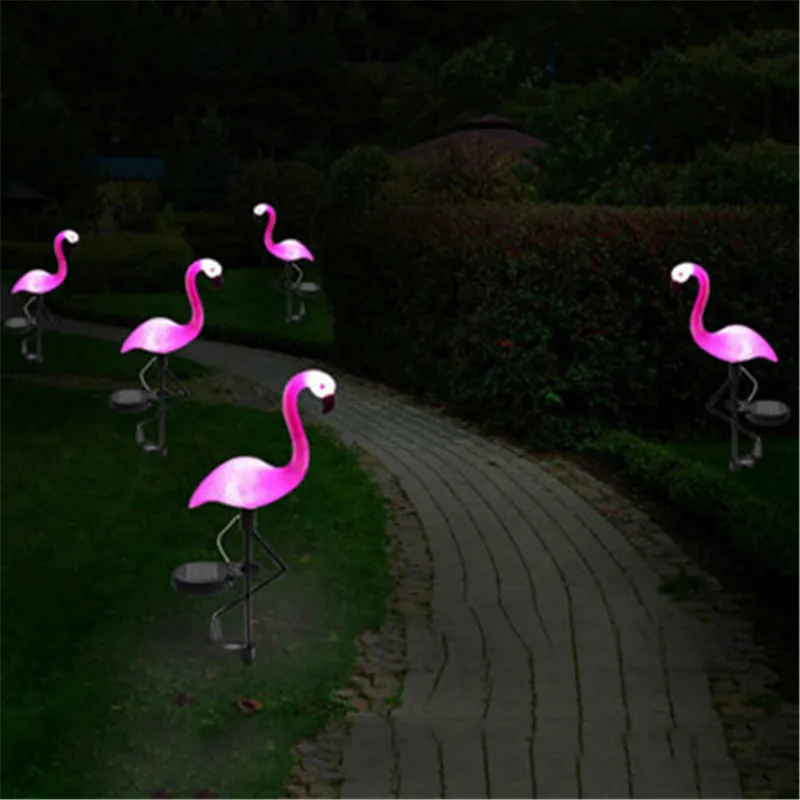LED Saulės Terasa, Lauko Dekoratyvinės Lempos Pelėda Šviesos Flamingo Šviesos Papūga Šviesos Kieme Apšvietimas Kelias Kraštovaizdžio Ekologinio Kuolo Šviesos