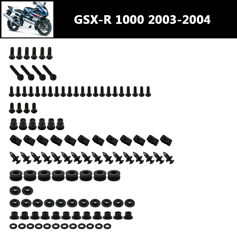 Motociklas Visiškai Lauktuvės Varžtai, Varžtas SUZUKI GSXR600 GSX-R 600 GSX-R 750 GSXR1000R Hayabusa GSX-R 1000 2001 - 2020 m.
