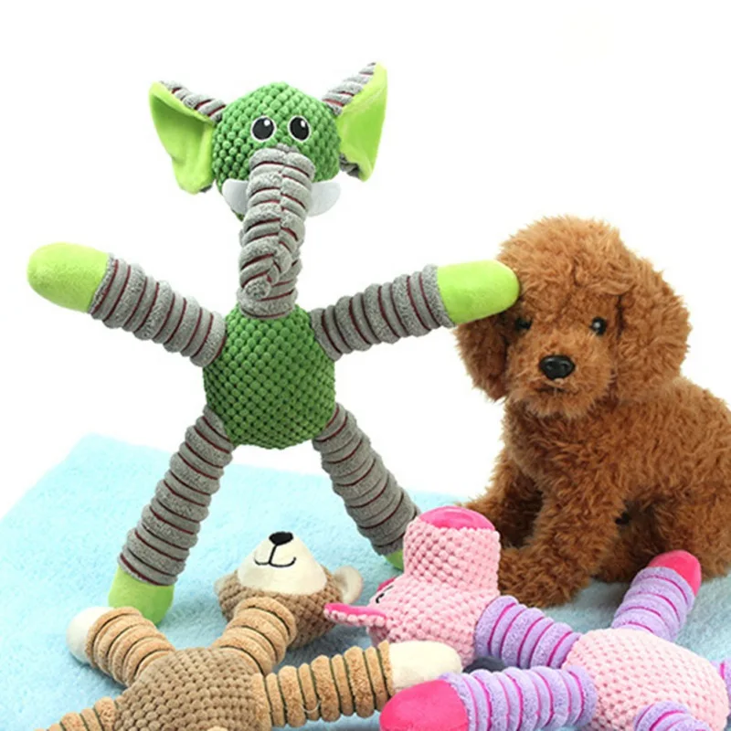 Šunelis Žaislai Piskliwy Šuniuką, Žaisti, Kramtyti Interaktyvus Šuns Žaislas Valymas Dantų Pliušinis Gyvūninės Kilmės Produktai Mokymo Naminių Reikmenys