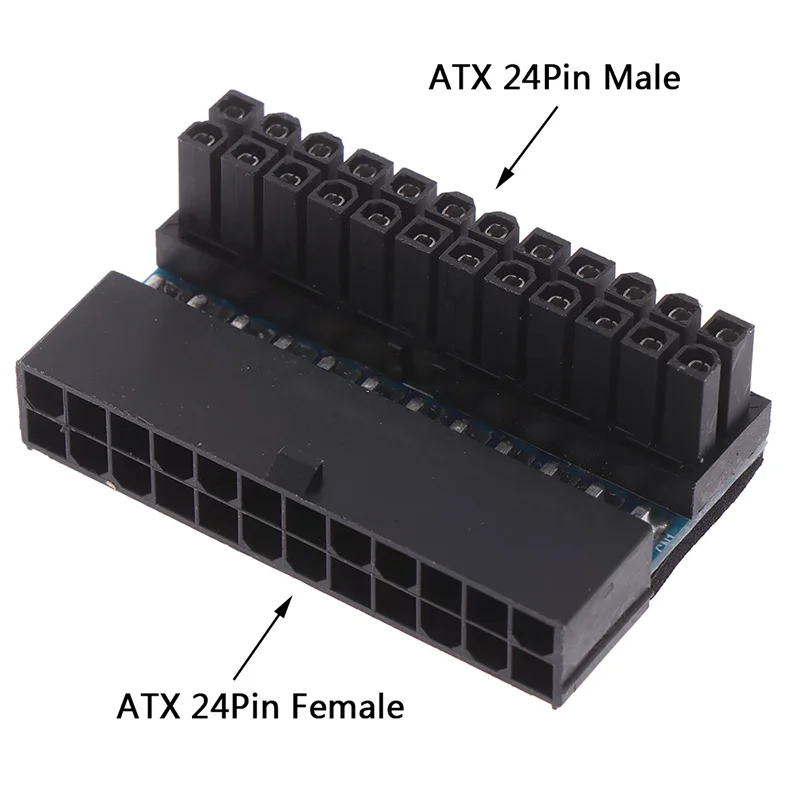 ATX 24 pin 24pin Maitinimo Kištuko Adapterio Plokštės motininės Plokštės Maitinimo Jungtys Modulinis Maitinimo Kabeliai