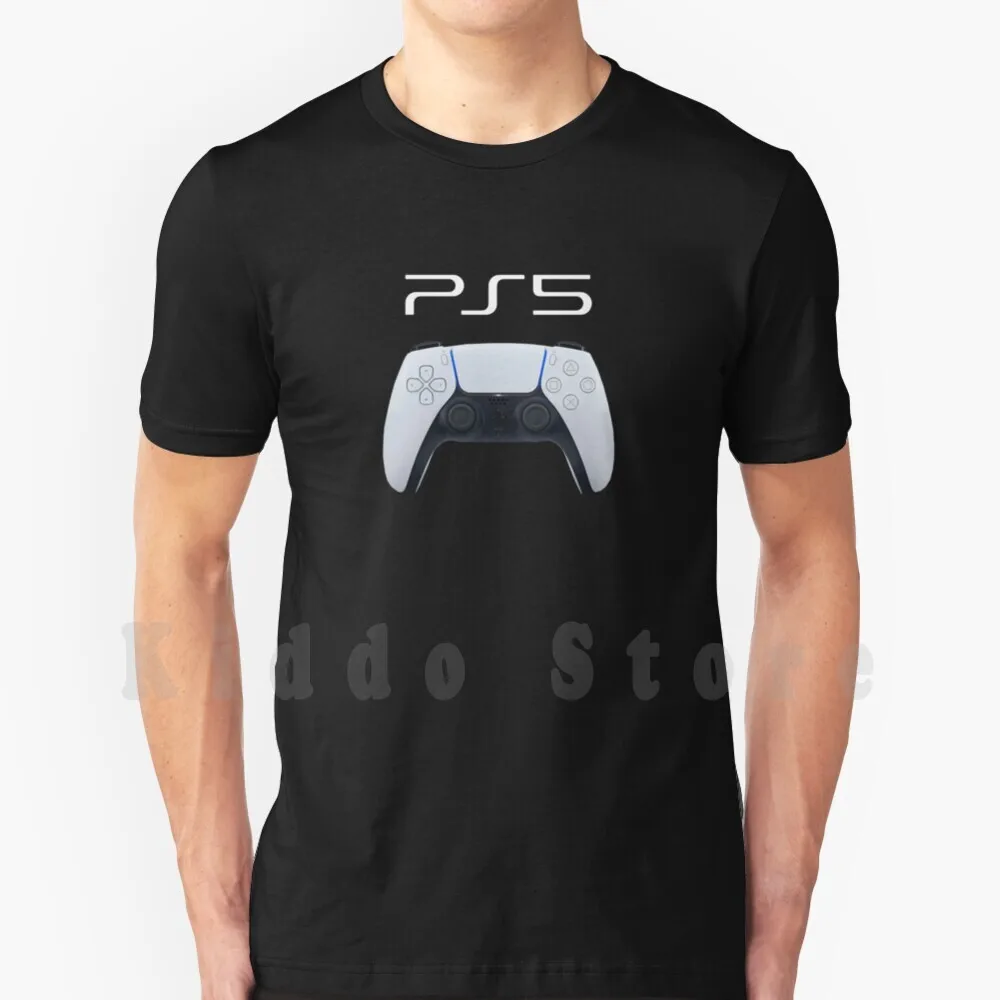 Ps5-Playstation 5 T Shirt Spausdinti Vyrų Medvilnės Naujas Cool Tee Playstation Ps5 Ps4, Ps3 Ps2 Gamepad Vaizdo Žaidimas Playstation Fornite