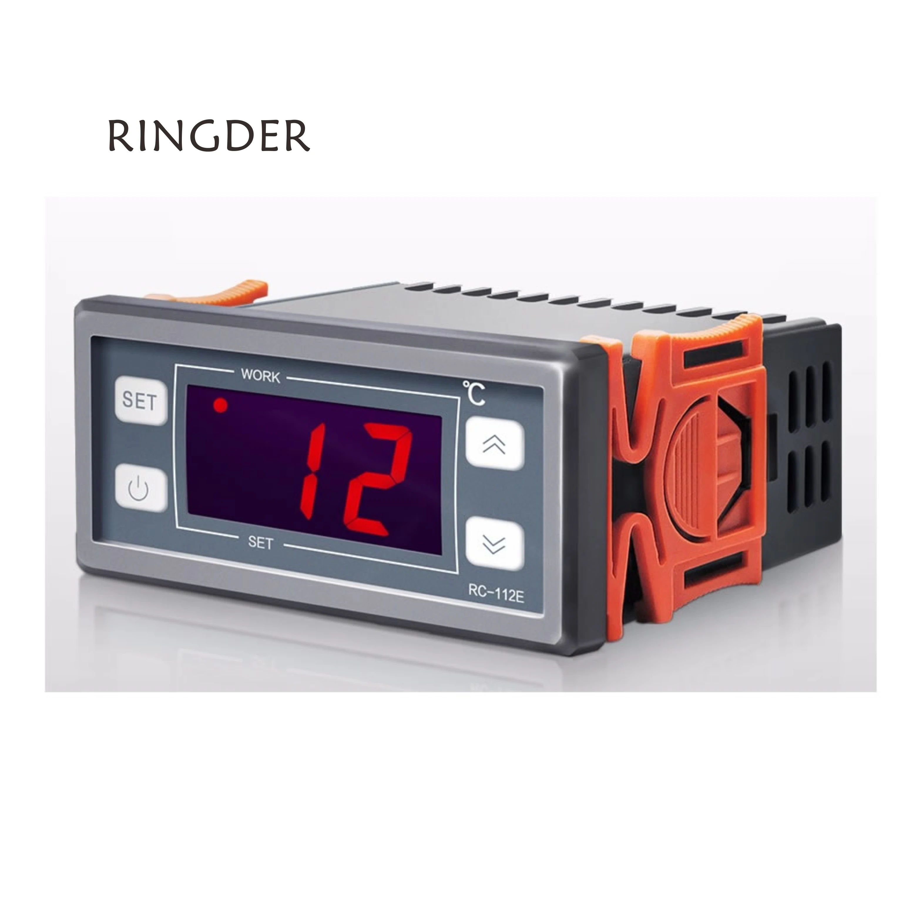 RINGDER RC-112E 12VDC/AC30A Kietas Šilumos įjungimo/IŠJUNGIMO Jungiklis Universalus Skaitmeninis Temperatūros Reguliatorius Reguliatorius Termostatas ping