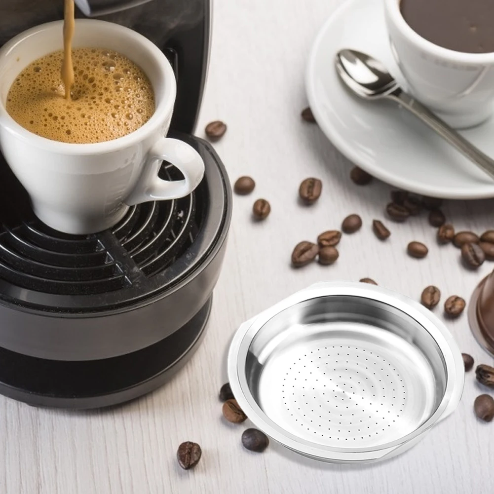 Nerūdijančio Plieno Kavos Filtras Daugkartinio naudojimo Puodelio Kavos Kapsulė Nustatyti Senseo Vertuo Kavos Kapsulė Filtrų Espresso Vertuoline