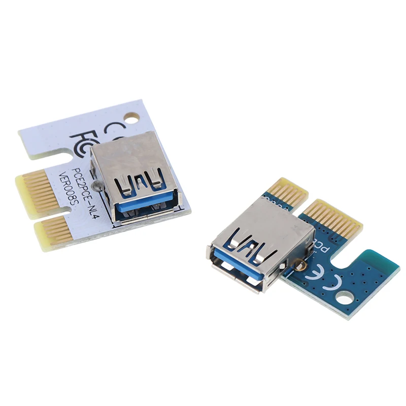 USB 3.0 PCI-E 1X iki 16X ilgiklis Kasybos PCI-E Pratęstas Linija Kortelės Adapteris