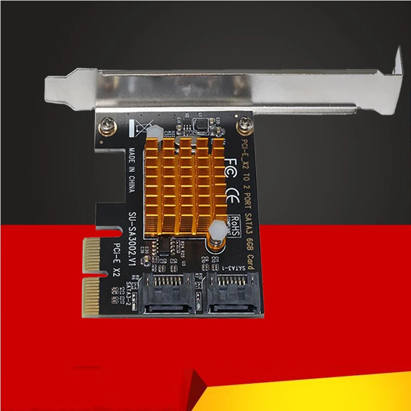 Už SA3002 ASM1062 Chip PCI-E, SATA 3.0 Išplėtimo Plokštę 6GSATA3.0 Kietojo Disko Sąsaja Plėtimosi Kortelės Sąsajos Adapteris Kortelės