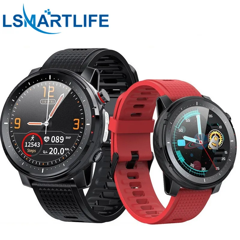 L15 Smart Watch Vyrų IP68 Vandeniui SmartWatch Su EKG PPG Kraujo Spaudimą, Širdies ritmą sporto treniruoklių Visiškai jutiklinis ekranas