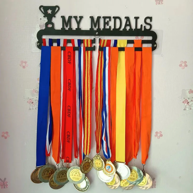 30 Medalių Laikiklis Iš Nerūdijančio Aukštos Kokybės Plieno Medalis Pakaba Display Rack Veikia, Plaukimo, Gimnastikos Maratonus Dviračių Sporto Medalis Apdaila