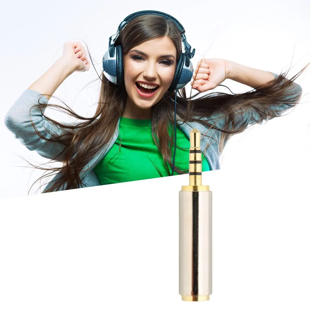 Moterų Audio Stereo Adapteris Kištuko Keitiklį Ausinių Lizdas Dropshipping Vyrų Aukso 2,5 Mm iki 3,5 Mm Ryšulio, 1 AUX Laidus Daugiaformačių