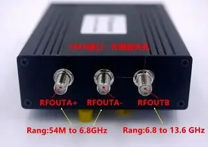 OLED skaitmeninis ADF5355 54 M-13.6 GHz RF Šaltinis, Generatorius, Dažnio Šaltinis moudle