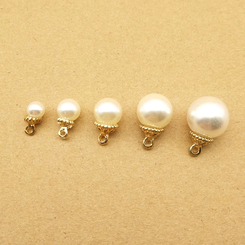 10vnt perlų žavesio papuošalai priėmimo auskarai pakabukas karoliai ir apyrankės pakabukai 6mm 8mm 10mm 12mm kaip 14mm