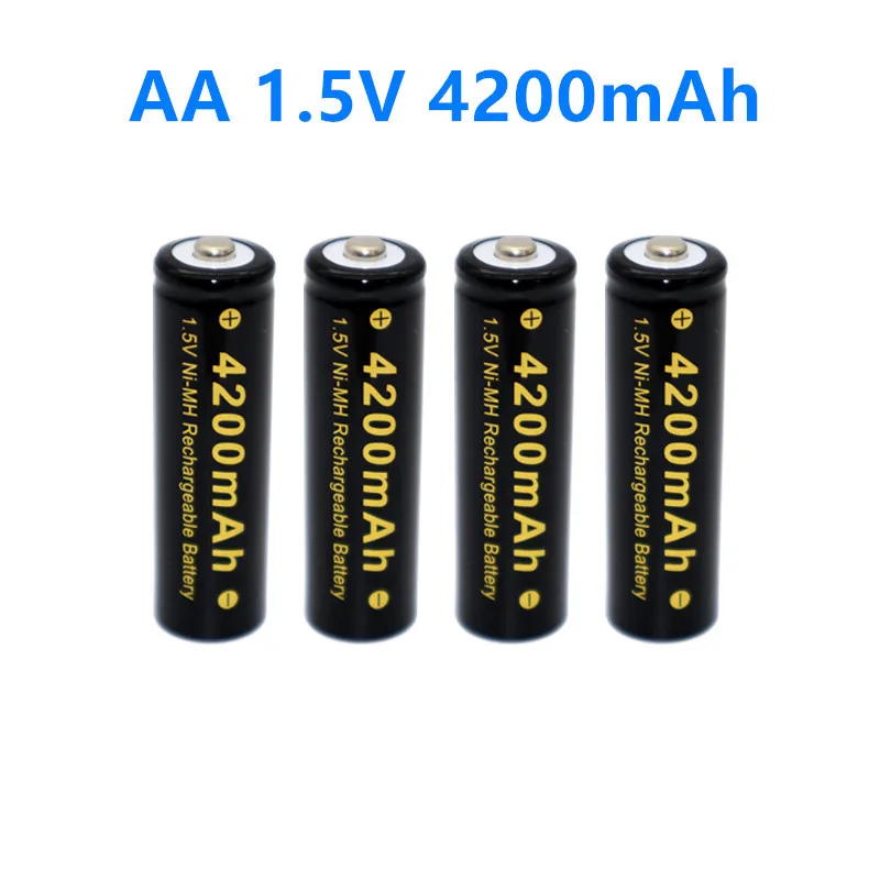 2-20PCS Aukštos kokybės 1,5 V 4200mAh, Ni MH įkraunamas baterijas AA įkraunamos baterijos Nuotolinio Valdymo Žaislas šviesos Batery