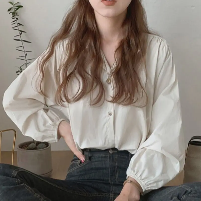 Marškinėliai Moterims Paprasta Retro Atsitiktinis, Madinga Vientisų Prarasti Vieną Krūtinėmis Prarasti Ulzzang Korėjos Stiliaus Konkurso Elegantiška Panele Naujos Palaidinukės