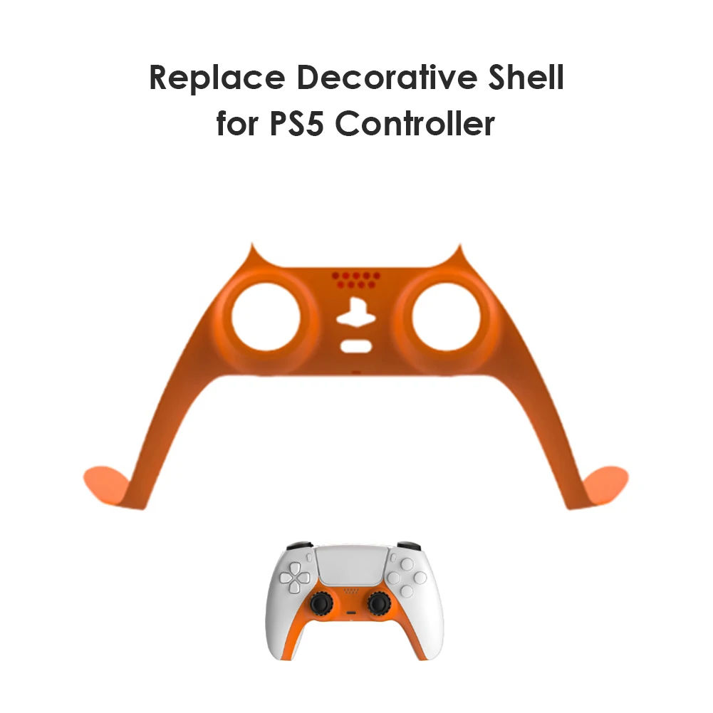 Sony PS5 Gamepad Dekoratyvinės Juostelės Odos Padengti Valdytojas Rankena Priekiniai Artimųjų Būstą Shell Faceplate Pakeitimo Remontas