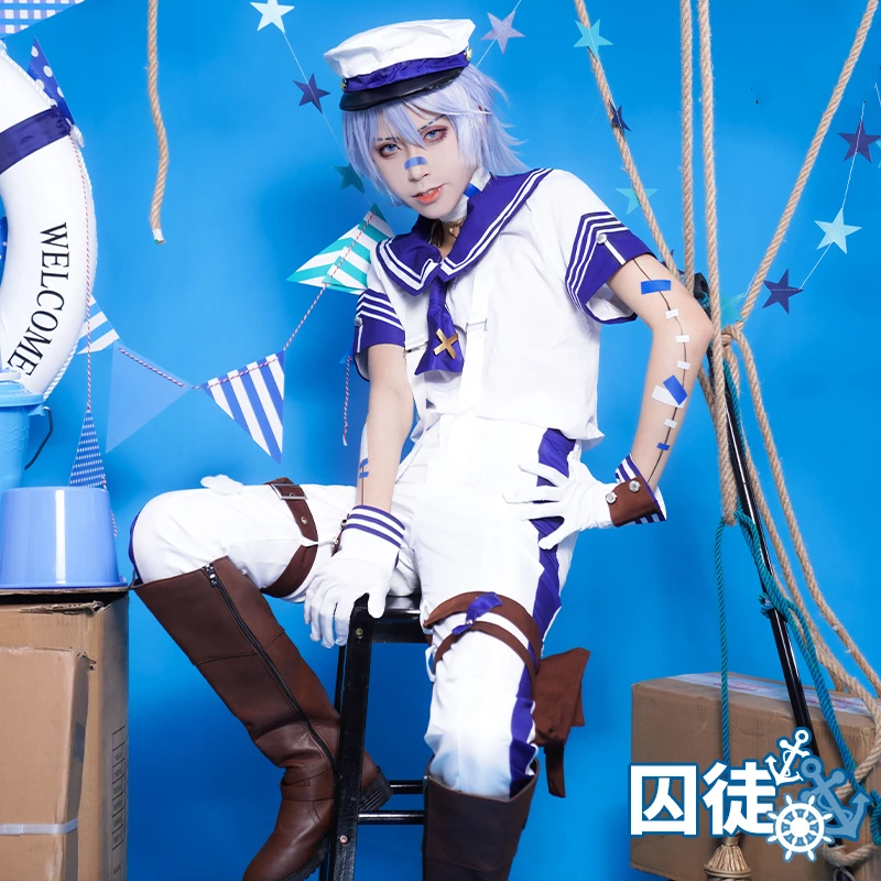 [STOCK] Anime Tapatybės V Luca Balsa Oceangoing Kelionės Dieną Sailor Šalies Vienodas Cosplay Kostiumas Moterims Helovinas ping 2021