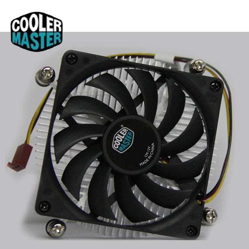 Cooler Master H115 MINI CPU Aušintuvas su Mažai Triukšmo 80mm Ventiliatorius, MINI PC Box pagrindinė Plokštė LGA 1155 1156 1150 1151