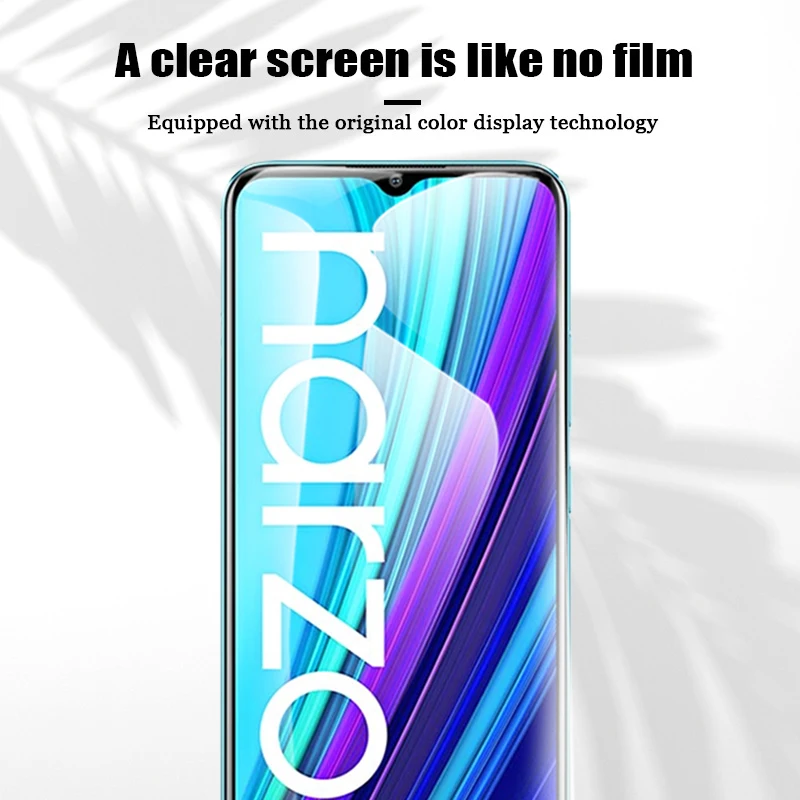 1-2vnt HD Visiškai Padengti Grūdinto Stiklo Realme Narzo 30A Screen protector apsauginė stiklo Plėvelė realme narzo30 30 a