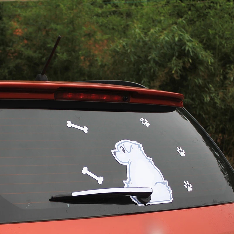 Juokinga, Automobilių Apdailos Animacinių Filmų Gyvūnų Šuo Juda, Uodega Lipdukai Automobilio Galinio Lango Valytuvo Lipdukai Lipdukas Automobilių Optikos Reikmenys