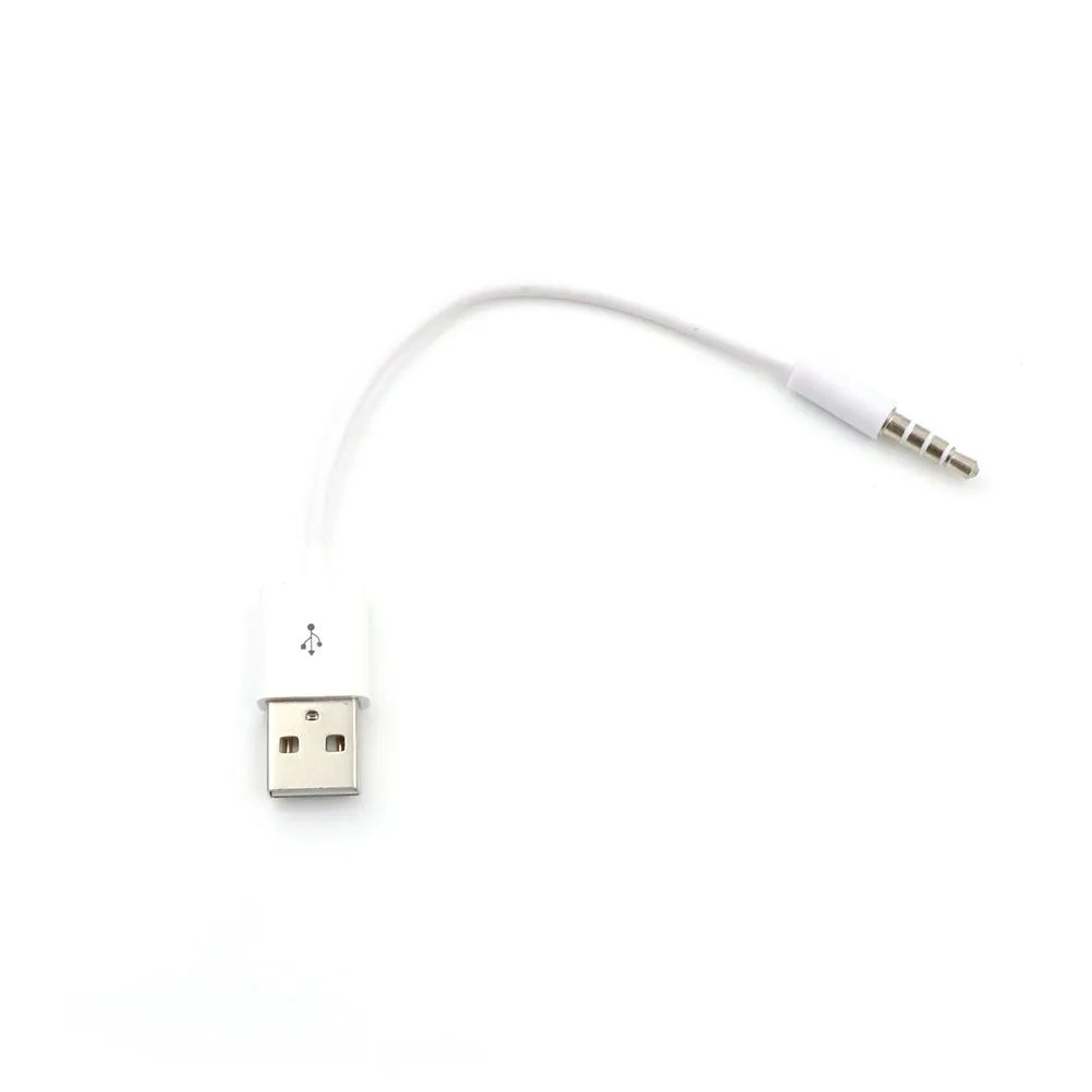 3.5 mm Jack AUX USB 2.0 Įkroviklis Duomenų Sinchronizavimo Garso Adapterio Kabelį Shuffle 3 4 5 6 Gen MP3 MP4 Grotuvas Laido