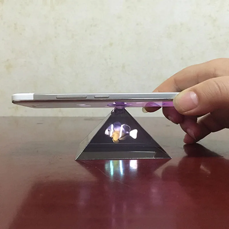 Dropshipping 3D Holograma Piramidės Ekranas, Projektorius, Vaizdo Stovas Universali, Smart Mobilųjį Telefoną