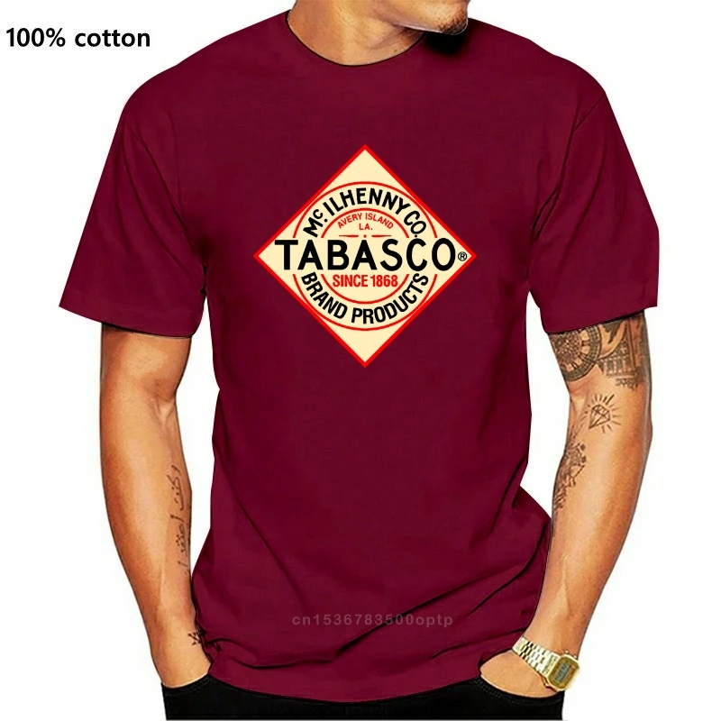 Juokingi marškinėliai vyrams suvenyrinius marškinėlius Tabasco 