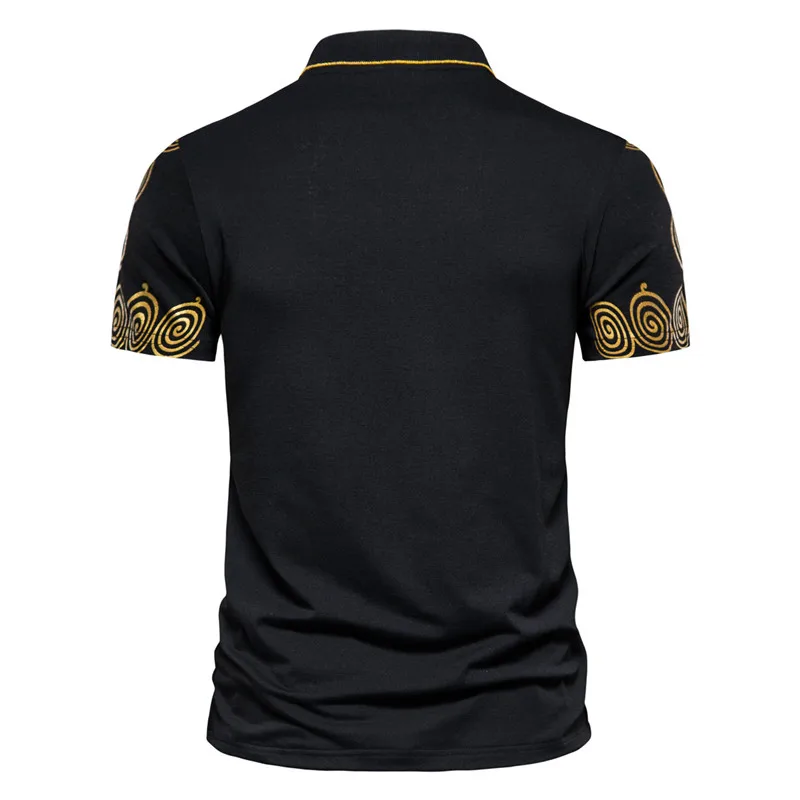 Vyrų Polo Marškinėliai Verslo Drabužiai 2021 M. Vasaros Laisvalaikio Prekės Gold Įdegio Spausdinti Socialinės Polo Homme Vyrų Camisetas Polo Marškinėliai