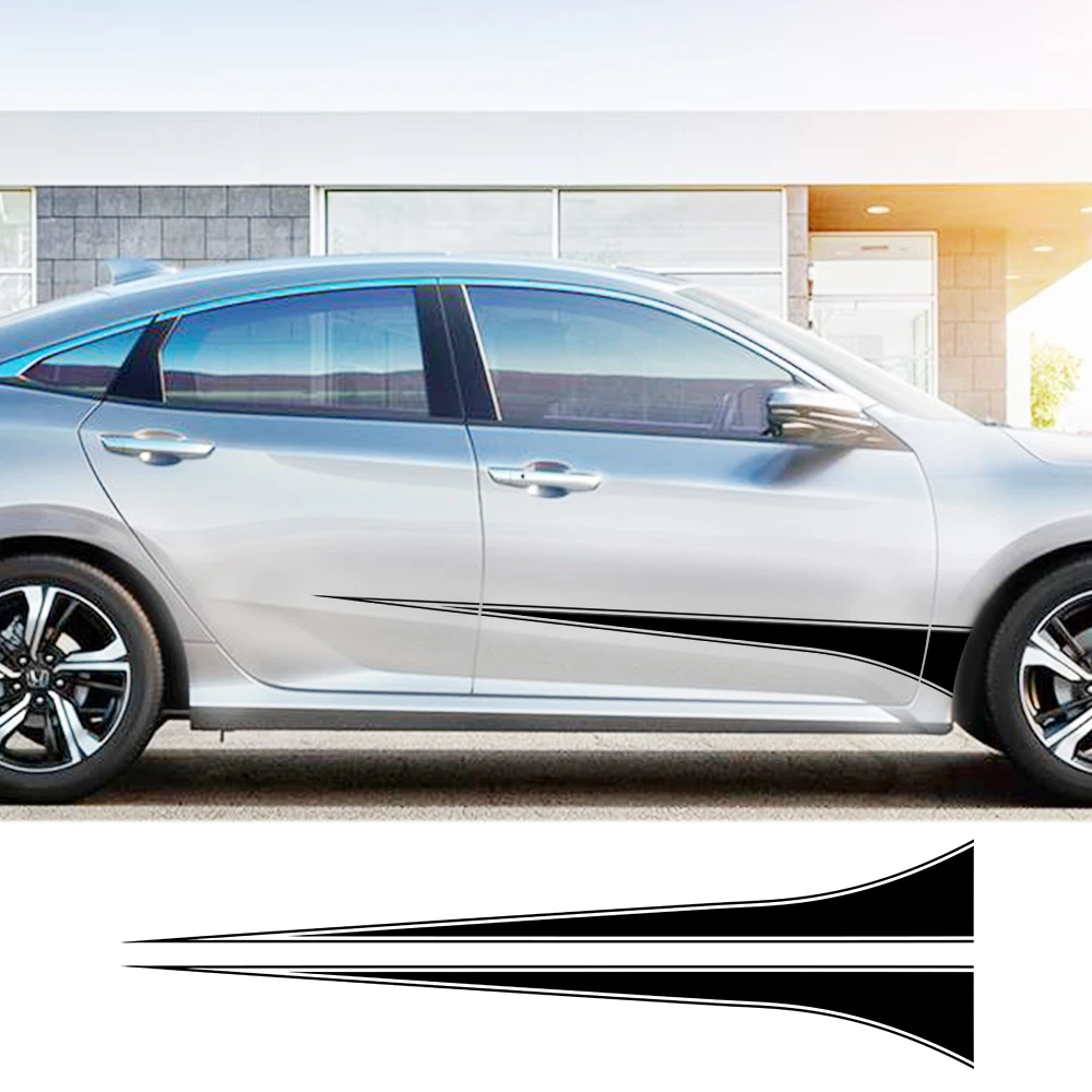 Honda Civic Tinka Miesto HR-V Sutarimu Pažvelgti Bandomasis Automobilių Durų Pusėje Juostele Lipdukai, Vinilo kinas Dekoro Lipdukai, Auto Tiuningas, Aksesuarai