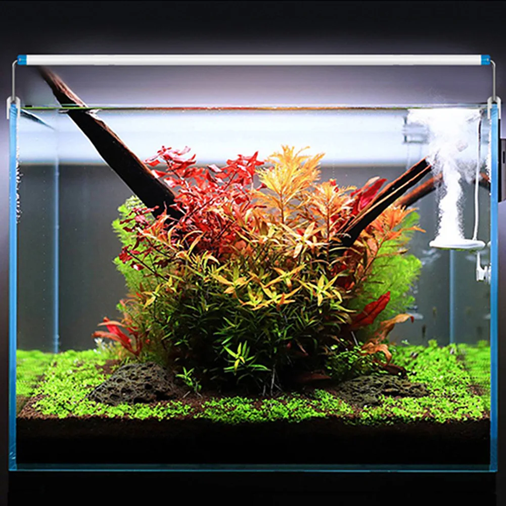 90 260V Mėlyna Balta Super Slim LED Lempos Žuvų Bakas Vandens Augalų Auga Kraštovaizdžio Pailginamas Vandeniui Įrašą Šviesos Akvariumas