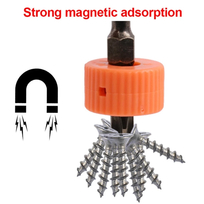 7mm Atsuktuvas Plius Magnetinis Prietaisas Dvejopo naudojimo Degausser Magnetizer Demagnetizer Žiedas Varžtas Bitų Pasiimti Įrankį T3EA