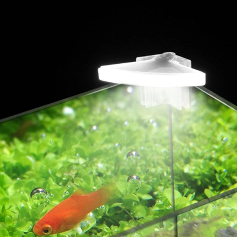 Trikampio formos šviesos Akvariumas LED Šviesos Super Slim Žuvų Bakas Vandens Augalų Auga Apšvietimo Vandeniui Šviesus Įrašą Lempa Bakas
