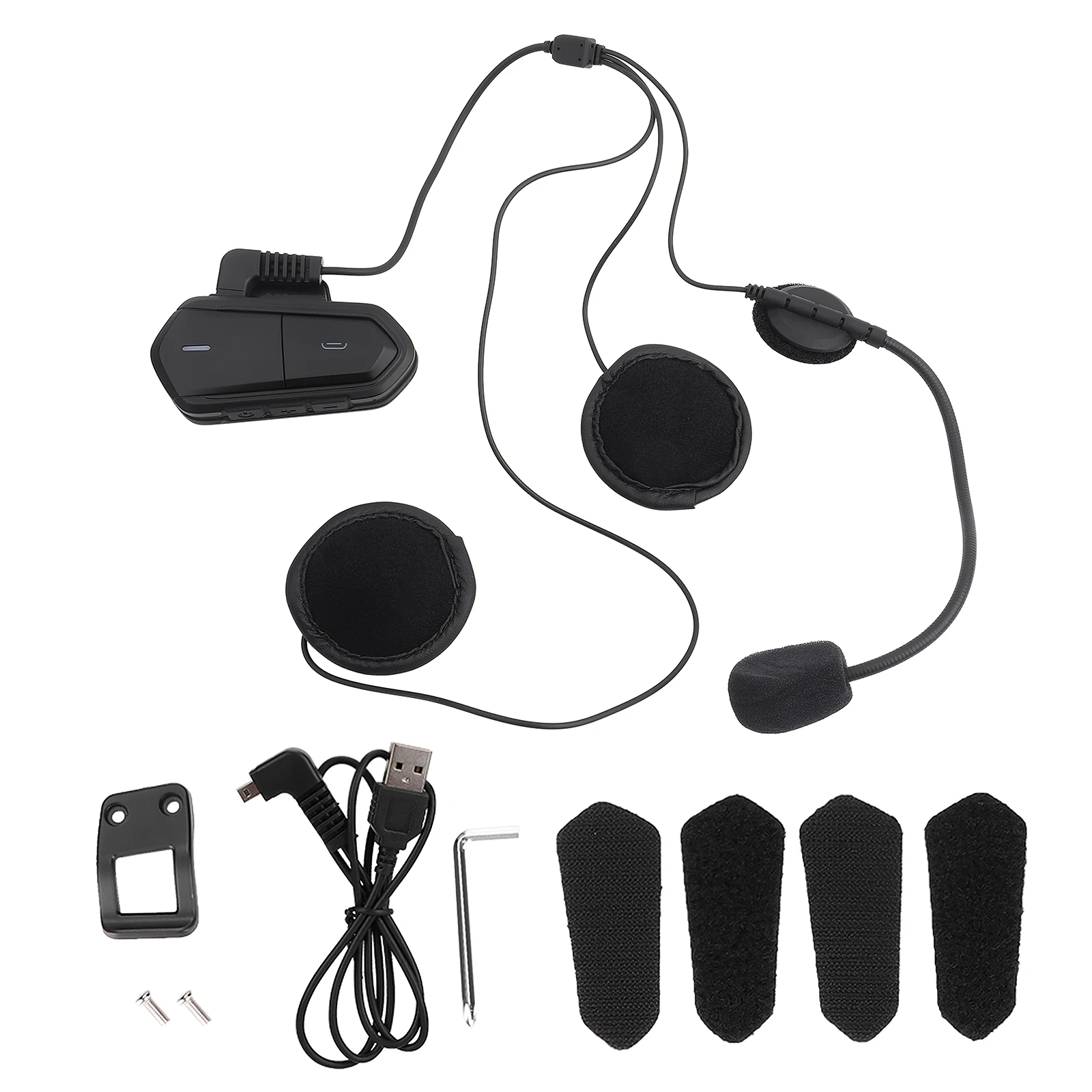 B35 Bluetooth 4.1 CSR8635 Triukšmo Mažinimo Motociklo Šalmas Ausinių Įkrovimo Balso Skambučio Muzikos Rankas-Nemokama Belaidžio Šalmas