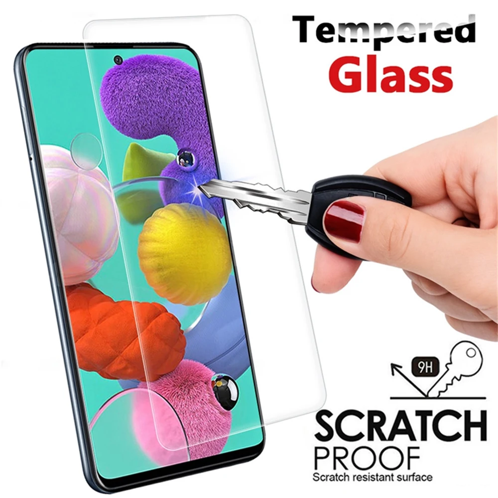 4Pcs Grūdintas Stiklas Samsung Galaxy A50 A51 A12 A40 A11 A20e A30s A71 A31 A21s Screen Protector Samsung M51 M21 M31s Stiklo